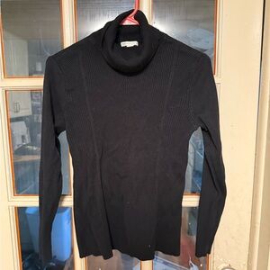 Cato Ribbed Black Sweater